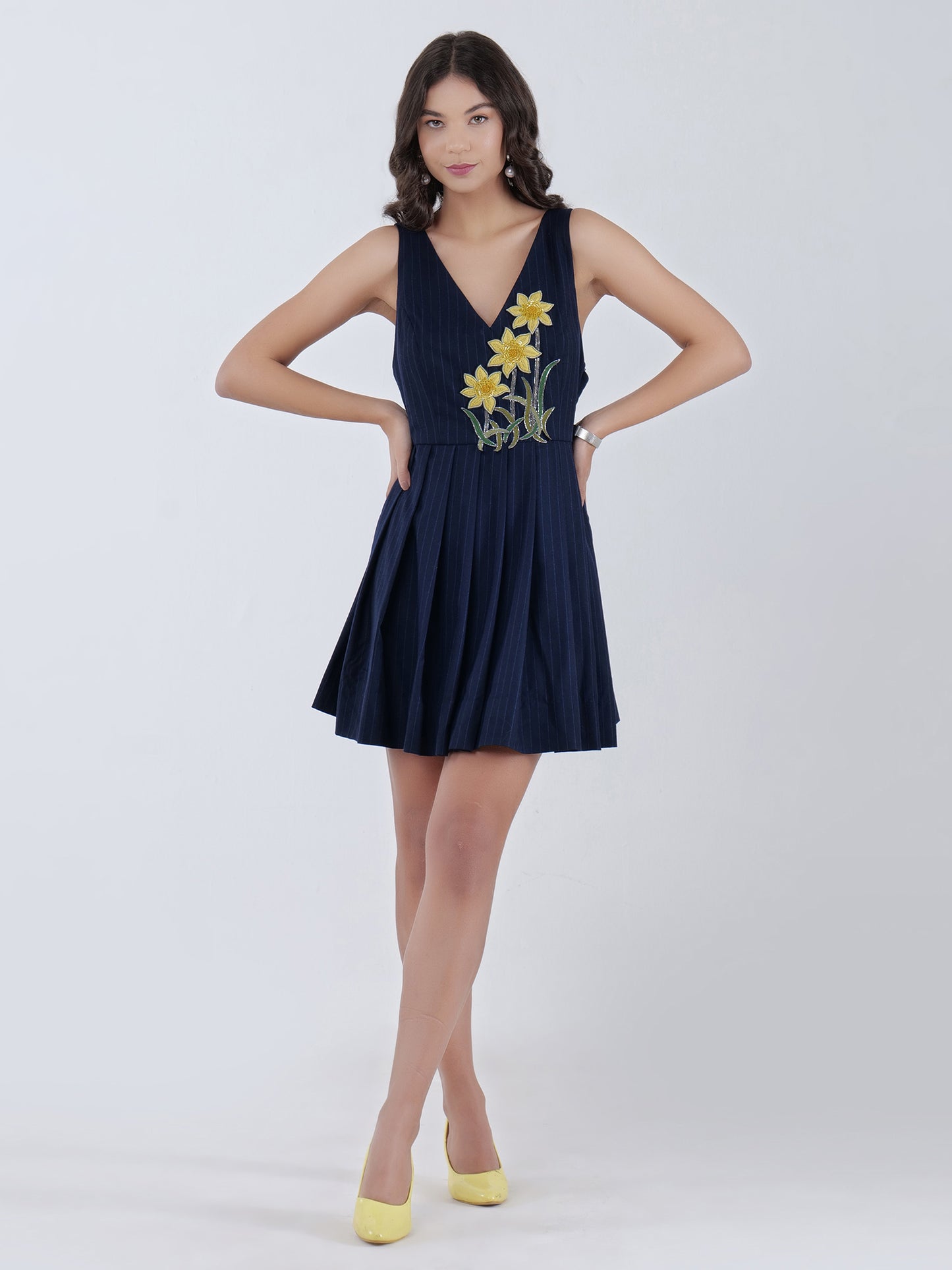 SAPPHIRE DAFFODIL DRESS