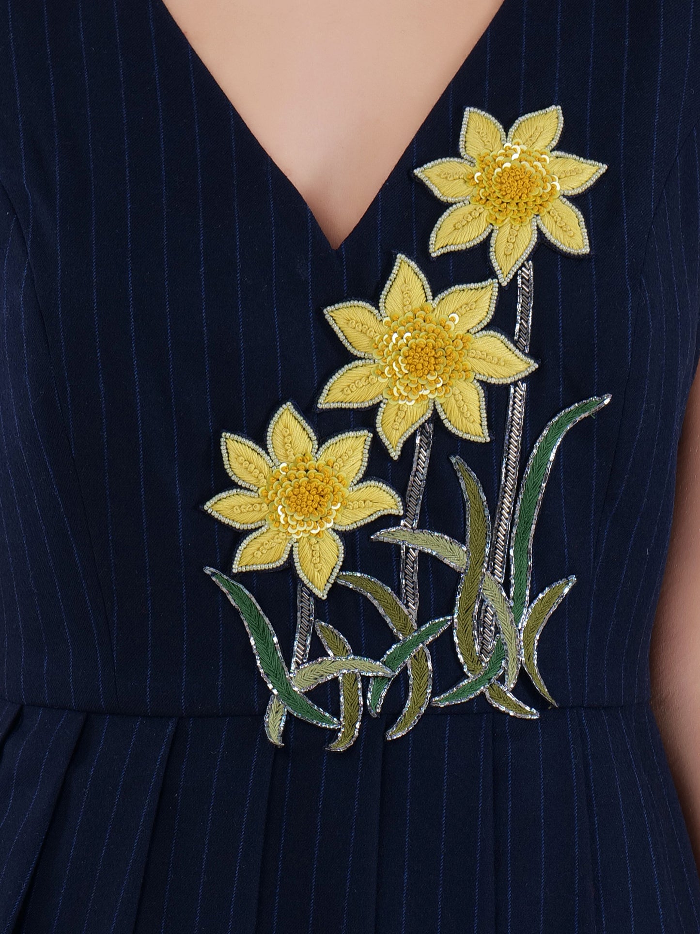 SAPPHIRE DAFFODIL DRESS