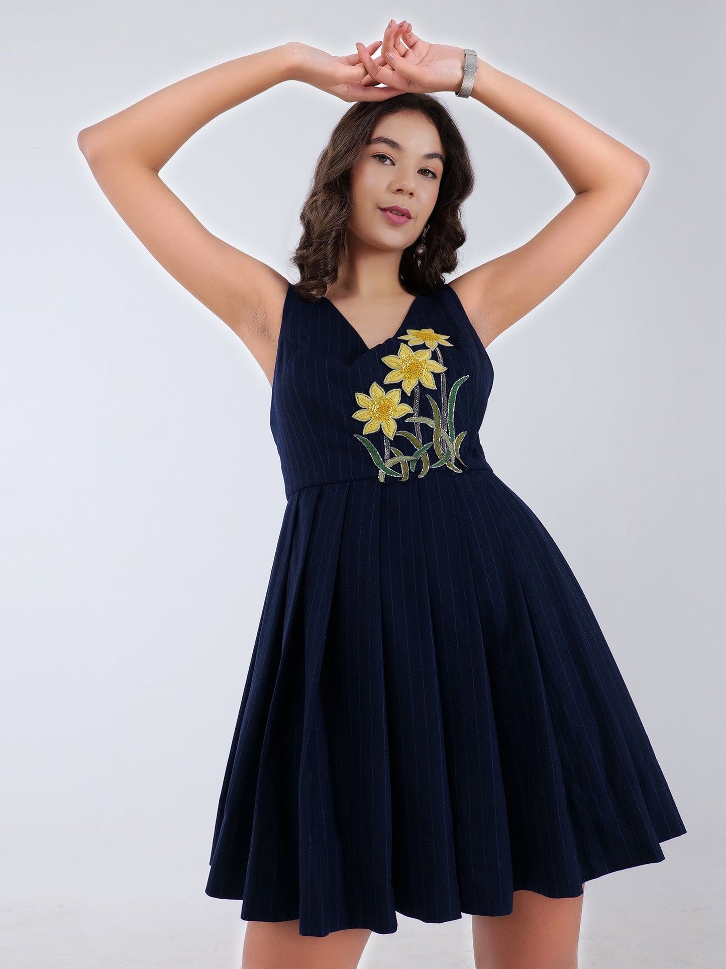 SAPPHIRE DAFFODIL DRESS