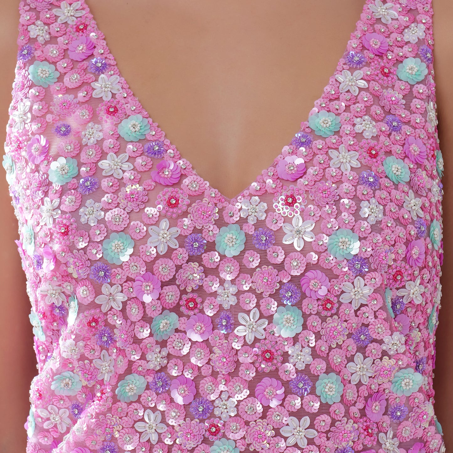 PINK PETAL DRESS