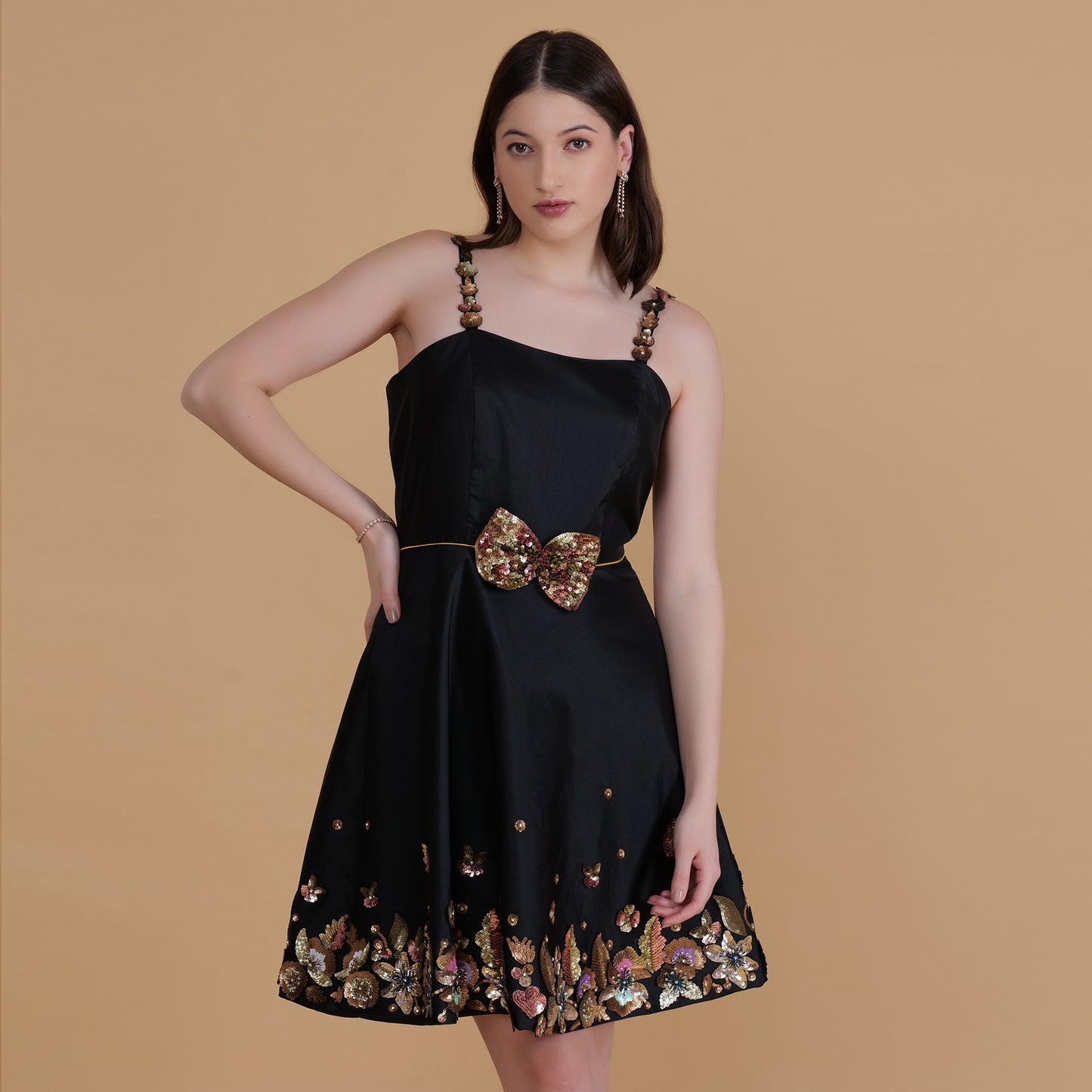 MIDNIGHT GARDEN GALA DRESS