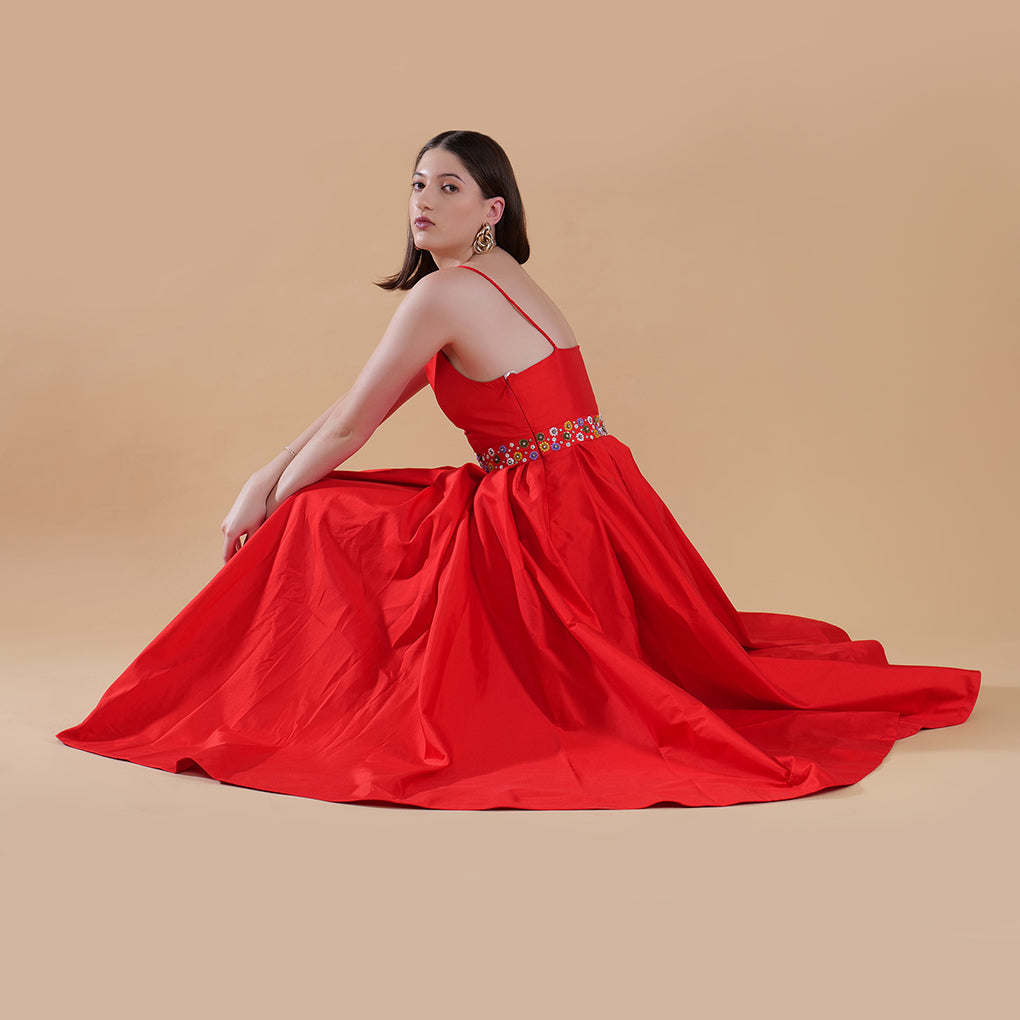 ROUGE MIDI DRESS