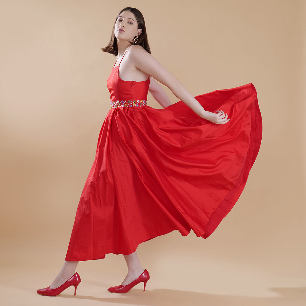 ROUGE MIDI DRESS