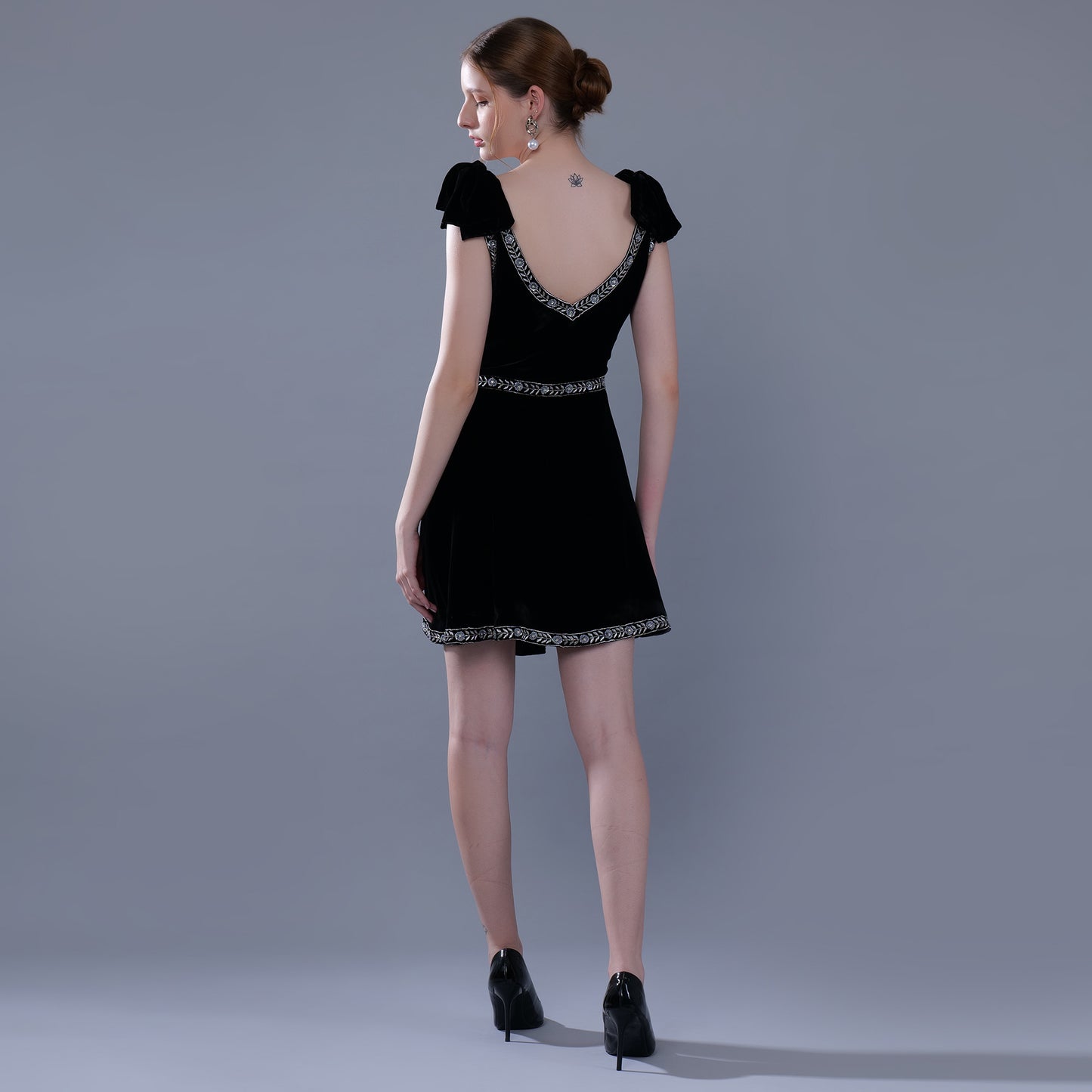 VELVET TWILIGHT DRESS