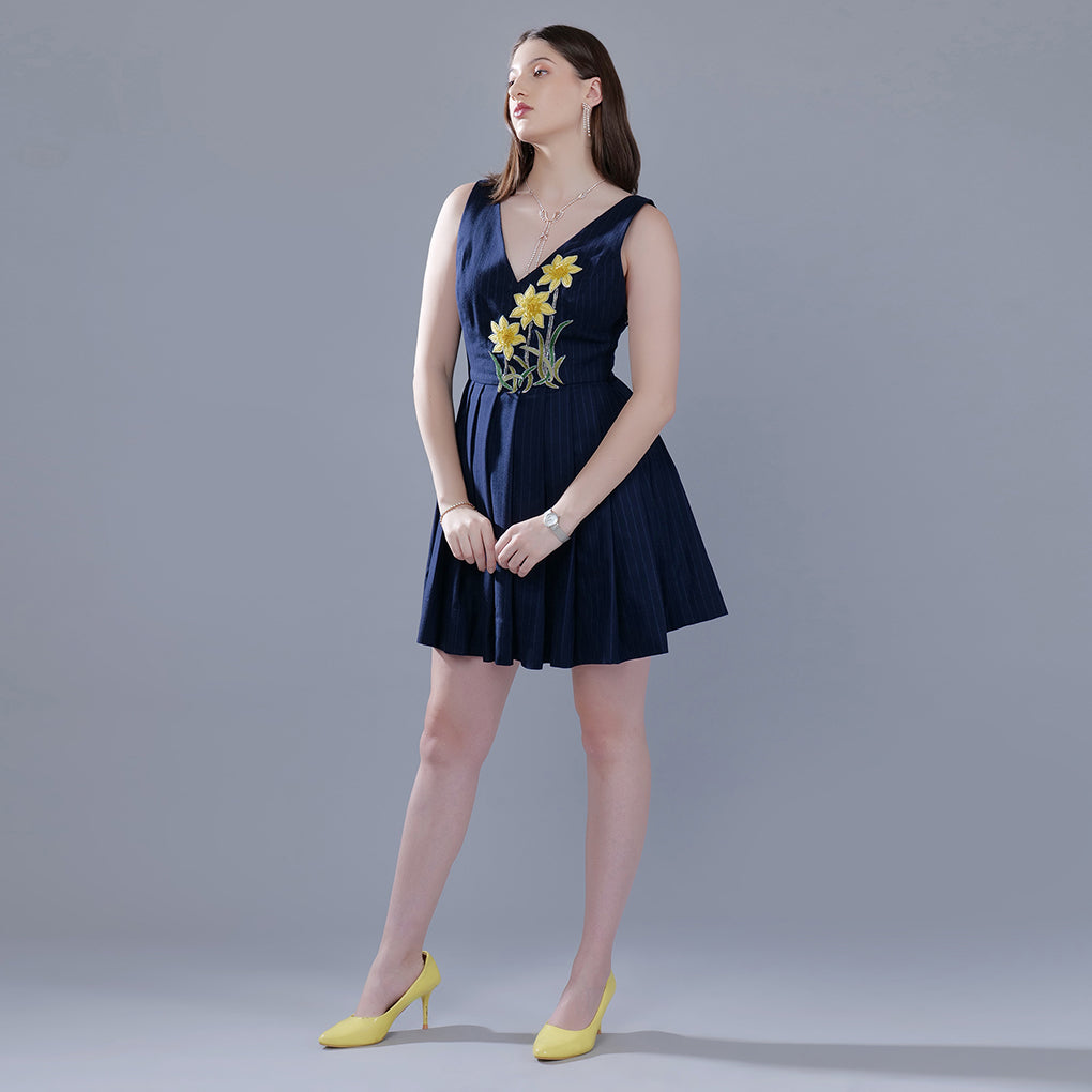 SAPPHIRE DAFFODIL DRESS