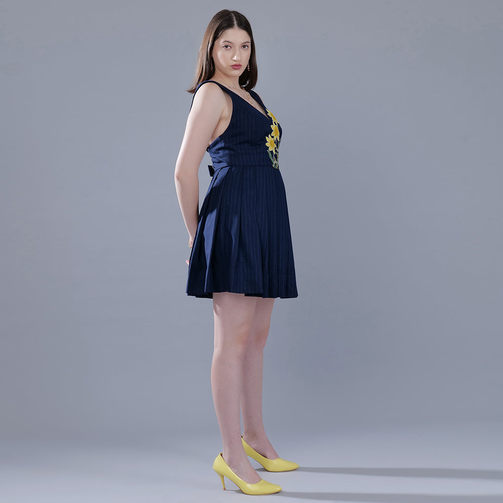 SAPPHIRE DAFFODIL DRESS